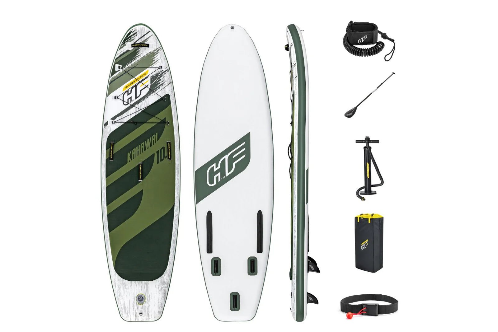 Hydro - Force™ Kahawai™ 10ft 2” Inflatable Paddle Board SUP Set – Free UK Delivery - New Forest Hot Tubs